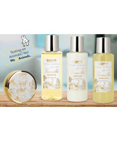 Buy BRUBAKER Cosmetics 5-Piece Bath & Shower Set - Vanilla Rose Mint Fragrance | International Shipping Available - Buy Online on GoSupps.com