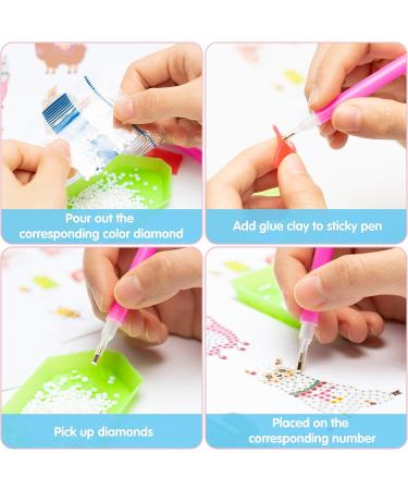 OSNIE 12 Pcs Llama Cactus 5D DIY Diamond Painting Kit for Kids & Adults - Creative Resin Rhinestone Art Craft Set - Buy Online on GoSupps.com