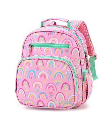 mibasies Toddler Backpack for Boys and Girls Ideal kids backpack for Preschool and Kindergarten Rainbow Toddler - 7l(can't Fit School Folder)