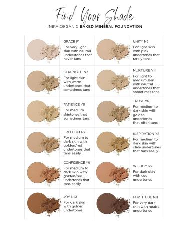 INIKA Natural Baked Mineral Foundation - Vegan & Non-Toxic Beauty - Buy Online on GoSupps.com