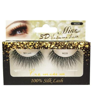 4 Pairs Miss Lash 100% Handmade Tapered 3D Volume Lash M220 - High Quality False Eyelashes - Buy Online on GoSupps.com