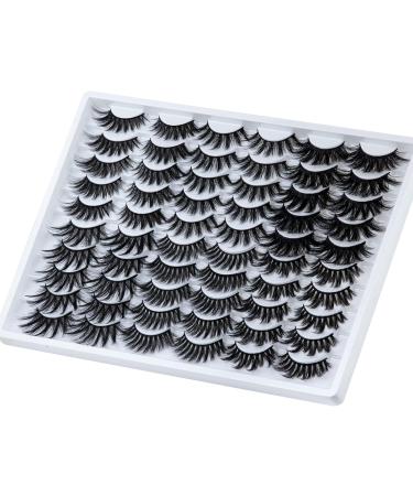 False Eyelashes Reusable 3D Faux Mink Lashes Fluffy Thick Natural Look Fake Eyelashes Handmade Wispy Soft Long Dramatic Eyelashes for Eye Makeup Eyelashes Extension (6 Styles 30 Pairs) - Buy Online on GoSupps.com