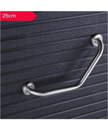Toilet Safety Armrest Grab Bar Anti Slip Grab Bars for Bathroom Upgrade Bathroom Grab Bar 11.5X11.5 inch Angled Bath Handrail - Buy Online on GoSupps.com