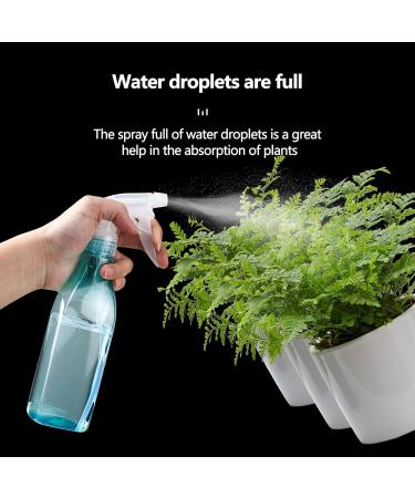 Wujiaqiu 2-Pack 450ml Spray Bottles - Refillable Plastic Atomizer for Plants Gardening & Hair Care - Buy Online on GoSupps.com