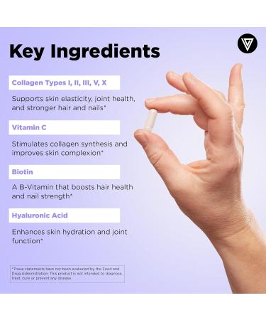 Vital Vitamins Multi Collagen Complex Plus 150 ct + Creatine Monohydrate Capsules 120 ct - Buy Online on GoSupps.com