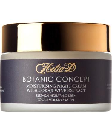 Botanic Concept Natural & Organic Moisturising Night Cream - Helps the Skin to Stay Hydrated - with Shea Butter Ice Wine Extract ProVitamin B5 Vitamin-E & Jojoba Seed Oil - All Skin Types - 50 ml - Buy Online on GoSupps.com