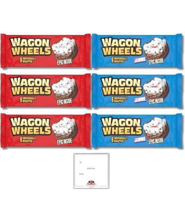  The Great British Kitchen Wagon Wheels Original Cookies (3 x 220g) and 6 Jammie Packets (3 x 228g) Total of 36 Individually Wrapped Cookies The Great British Kitchen - Buy Online on GoSupps.com