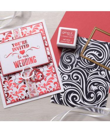Gina K. Designs Fancy Foils Red Velvet 6x8 - 12 Count | Therm O Web Collection - Buy Online on GoSupps.com