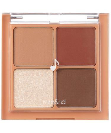 [rom&nd] Better Than Eyes 6 colors | Basics Eyeshadow Palette|Velvety Texture| long-lasting makeup| Galaxy pearl glitter| MLBB| Daily Use| K-beauty |without crease 6g/0.21oz No. M01 DRY APPLE BLOSSOM