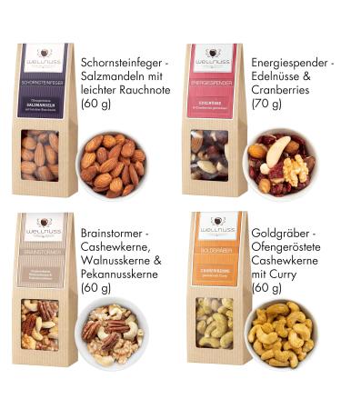 Wellnuss Ladiesnight Premium Gift Set for Women | Vegan Nut Snacks in Birch Wood Box | Perfect Gift Idea for Girlfriend Mother & Sister - Buy Online on GoSupps.com