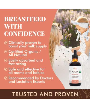 Goats Rue Lactation Supplement Certified Organic Herbal Breastfeeding Supplement To Boost Your Breastmilk Supply (Helps Build Breast Tissue) - Fenugreek Free Non-GMO Vegan All Natural Made in Canada (2oz / 59 ml) 59 ml (Pack of 1) - Buy Online on GoSupps.com