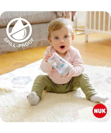 NUK Magic Cup Sippy Cup | 360 Anti-Spill Rim | BPA-Free | 230ml | Blue Cat | 8+ Months | Leak-Proof | 1 Count - Buy Online on GoSupps.com