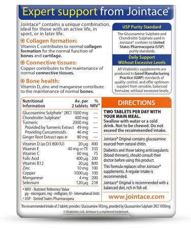 Vitabiotics Jointace Original 90 Count - Support Joint Health - Pack of 1 - Buy Online on GoSupps.com