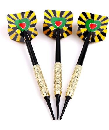 MAXMAU Soft Tip Darts for Electronic Dartboard - 18 Darts with Plastic Points and Standard Flights - Buy Online on GoSupps.com