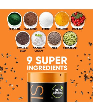 Wow Tea - Slimfit Superfood | Proteinated Meal Replacement | 9 Superfoods for Weight Loss | Hunger Suppressant Powder | 27 Kcal/Serving | 150g Made in EU - Shop Now! - Buy Online on GoSupps.com