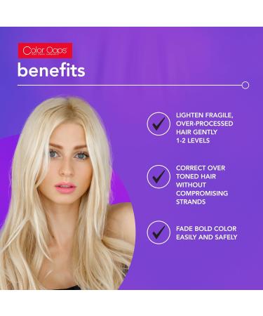 Color Oops Fading Wash Kit with Activated Charcoal - Best Bleach Wash Shampoo for Hair Color Removal - Buy Online on GoSupps.com