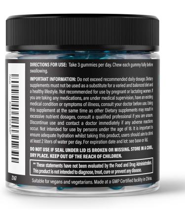 Buy Vegan Creatine HCL 3000mg Gummies - Raspberry Flavor (90 Count) | International Shipping - Buy Online on GoSupps.com