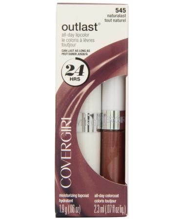 CoverGirl Outlast All Day Two Step Lipcolor  Naturalast 545  0.13 Ounce Naturalast 545 2 Piece Set