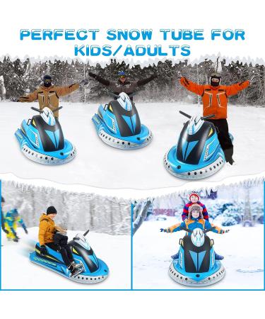 COKWEL Inflatable Snow Sled for Kids and Adults - Snow Tube with Reinforced Handles | Ideal Winter Toy for Thanksgiving & Christmas - Buy Online on GoSupps.com