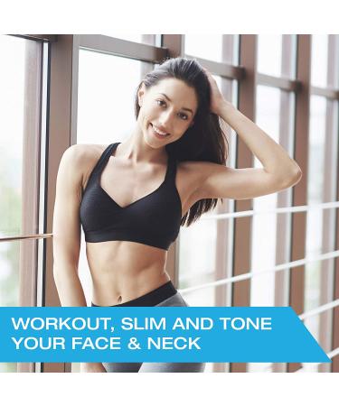 Jawline Exerciser 3-Pack by Tilcare - Tone Your Face and Chisel Your Jawline - Neck and Jaw Workout for Men & Women - Includes 40lb, 50lb, 70lb Resistance Levels - Buy Online on GoSupps.com