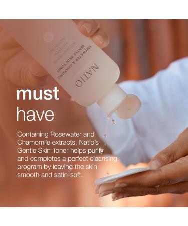 Natio Australia Aromatherapy Rosewater & Chamomile Skin Toner - Alcohol-Free Gentle Face Toner for Oily Dry & Sensitive Skin - 8.4 oz - Buy Online on GoSupps.com