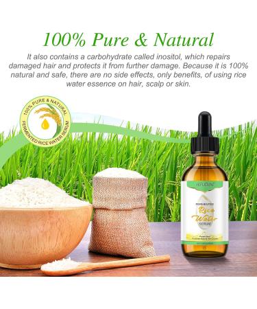 Essential Oil Rice Bran Oil for Hair 2.02fl.oz Pure Rice Bran Oil with Antioxidant Action Beard Eyebrows and Eyelash Growth for Hair Strengthening (Serum-60ml) - Buy Online on GoSupps.com