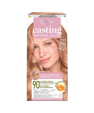 L Or al Paris Casting Natural Gloss Hair Color 923 Vanilla Lightest Blonde High Shine Hair Gloss Hair Dye 1 EA