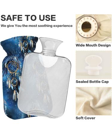Large 2L Hot Water Bottle with Soft Cover - Pain Relief & Heat-Cold Therapy for Back Pain - Buy Online on GoSupps.com