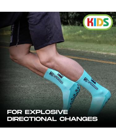 Tapedesign Unisex Allround Kids Socks - One Size White | International Shipping Available - Buy Online on GoSupps.com