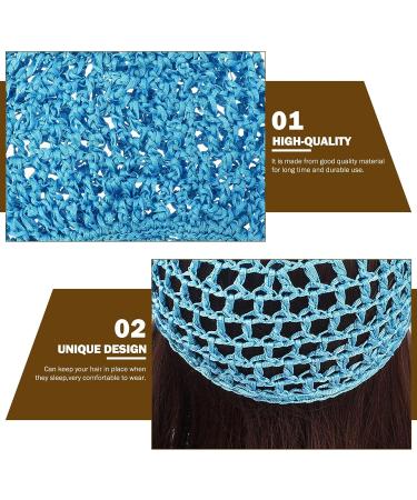 Beaupretty Braided Wigs: 12pcs Mesh Crochet Hair Net Cap Snood Hat for Short Hair - Mixed Color - Buy Online on GoSupps.com