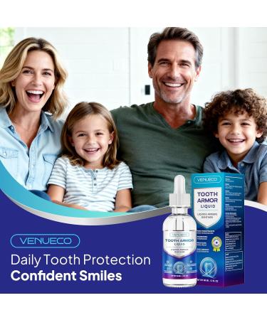 Cavity Protection Tooth Armor Liquid: Science-Backed Formula Strengthens Enamel with Remineralization Drops at-Home Tooth Enamel Support Stronger Teeth Hydroxyapatite 60 ml - Buy Online on GoSupps.com