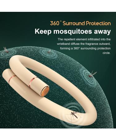 Buy DEET-Free Mosquito Bracelets for Adults & Kids | Insect Repellent Bands for Outdoor Activities - Pink (10 Replacement Cores - Buy Online on GoSupps.com