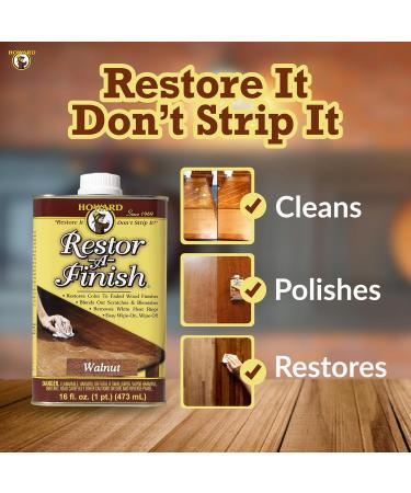 Howard Products Walnut Finish - Premium Wood Conditioner for International Shipping - Buy Online on GoSupps.com