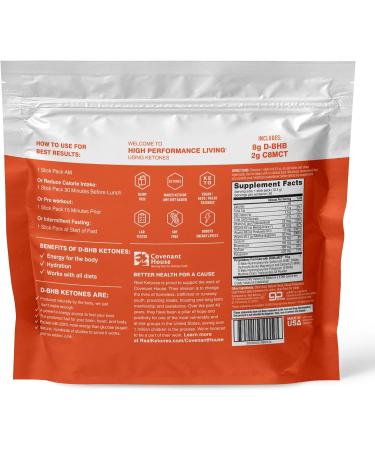 Real Ketones Prime D - Exogenous Keto BHB + MCT Electrolyte Drink Mix 60 Packets Orange Blast - 60 Servings - Buy Online on GoSupps.com