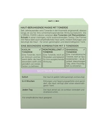 L'Or al Paris Tonerde Absolue Skin Soothing Mask - Pack of 2 (2 x 15 ml) | Buy Internationally Online - Buy Online on GoSupps.com