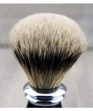 4Pc Men's Shaving Kit - Premium 3 Edge Razor Silver Tip Badger Brush Dual Stand & Alum Pencil - Perfect Grooming Set for Men - Buy Online on GoSupps.com