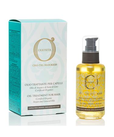 BAREX | Morocco gold oil treatment for fine or blonde hair | Restructuring effect | 100 ml