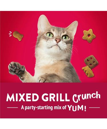 Friskies Party Mix Cat Treats Mixed Grill Crunch with Real Chicken - 454 g Cannister (1 Pack) 454 g (Pack of 1) - Buy Online on GoSupps.com