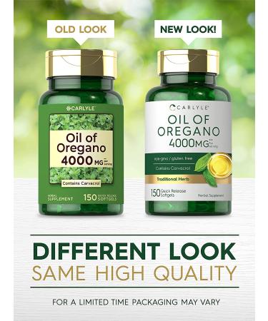 Carlyle Oregano Oil Softgels â€“ 150 Count | Natural Immune Support & Antioxidant - Buy Online on GoSupps.com