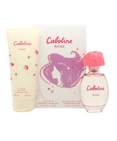 CABOTINE ROSE by Parfums Gres SET-EDT SPRAY 3.4 OZ & BODY LOTION 6.7 OZ for WOMEN