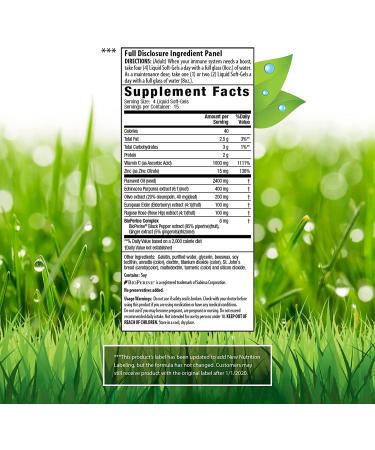 Irwin Naturals Vita-C Plus Urgent Rescue 60 Liquid Soft-Gels â€“ Boost Immunity & Energy - Buy Online on GoSupps.com