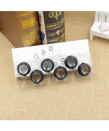 Magnifying Glasses Jewelry Loupe Eyewear Miniature Magnifying Glass Loop 15x 20x 25x Magnifier Headset Hands Free Magnifying Glasses with Light for Close Work Hands Free for Crafts Small Gift - Buy Online on GoSupps.com