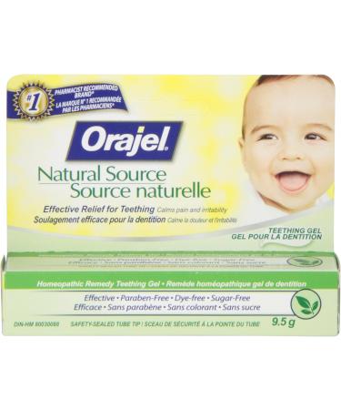 Orajel Natural Source Homeopathic Baby Teething Pain Relief Medicine Gel 9.5g - Buy Online on GoSupps.com