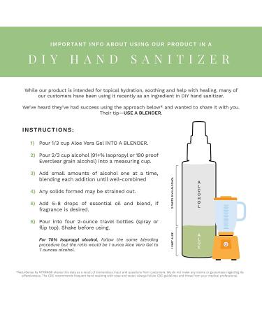 NaturSense Organic Aloe Vera Gel - USDA Certified for Face, Hair, Sunburn, Acne, Razor Bumps, Psoriasis, Eczema, Dry Skin - 12 oz - Buy Online on GoSupps.com