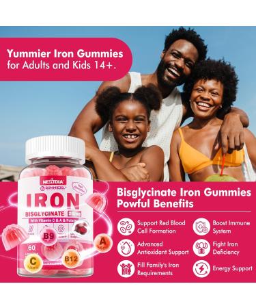 Nextdia B12 Vitamins 10 000 mcg 2 Pack + Vegan Iron Filled Gummies 1 Pack - Buy Online on GoSupps.com