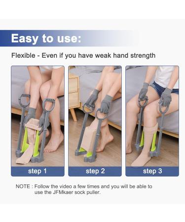 Compression Stocking Aid & Removal Tool - Easy Wear Silicone Gloves for Support Stockings - Buy Online on GoSupps.com