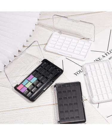 Superfindings 4-Pack Eyeshadow Palette with Clear Hinged Lid | 24 Compartments for Makeup - Lipstick Balm Eyeshadow - Buy Online on GoSupps.com