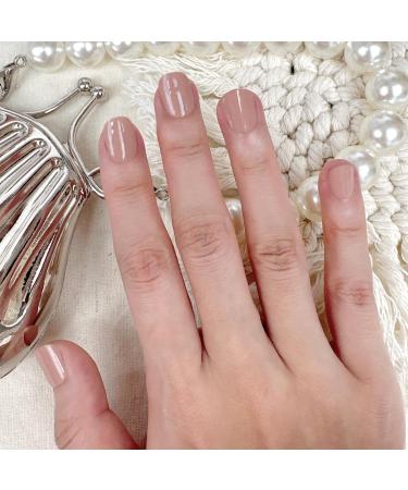 Danni & Toni half hardened gel nail foils (blissful) brown red red-brown single color uv gel nail foil nail design nail foil uv hardening wraps 28 sticker blissful-de - Buy Online on GoSupps.com