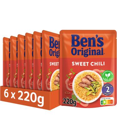 BEN'S ORIGINAL Express Rice Sweet Chilli (6 x 220 g) Sweet Chilli 220g (pack of 6)