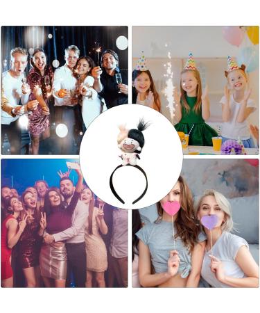 Plush Doll Hairhoops Plush Cartoon Doll Hairband Cute Hairhoops for Styling Makeup Fashion Plush Doll Hairband for Girls Kids Gemini - Buy Online on GoSupps.com